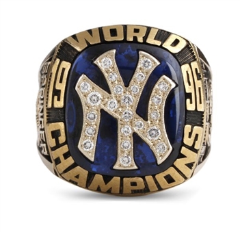 1996 New York Yankees World Series Championship  Ring (LOA from Recipient)